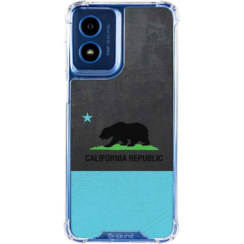 California Neon Republic Moto G 5G (2024) Clear Case